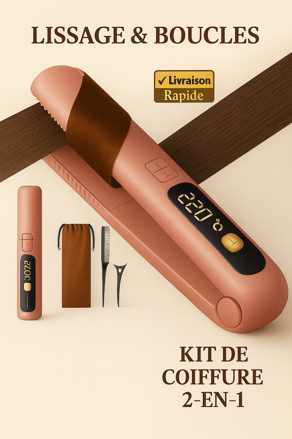 Lisseur sans fil - Beauté Nomade