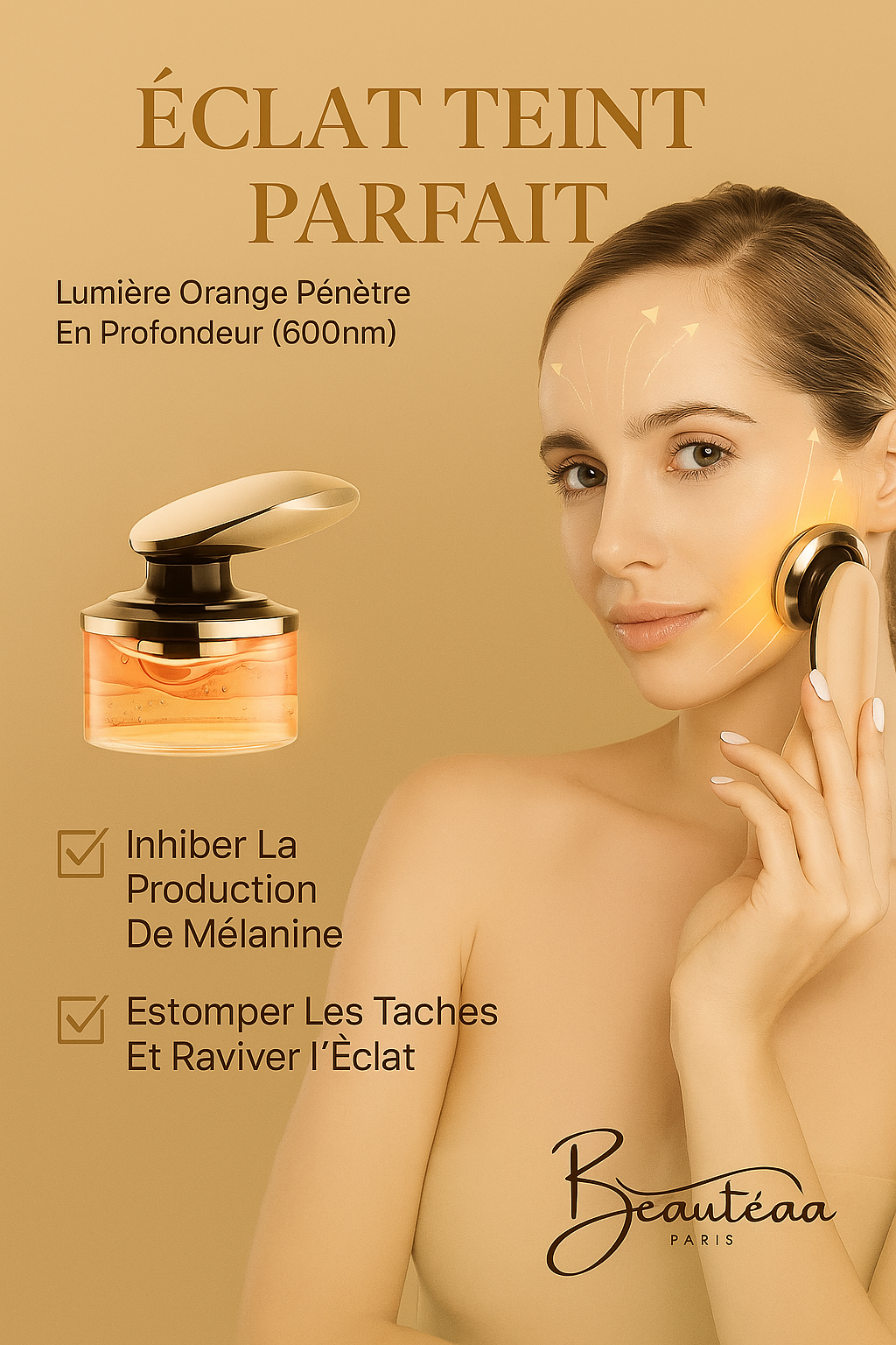 Appareil anti rides EMS Pro 
 – Lifting & Éclat