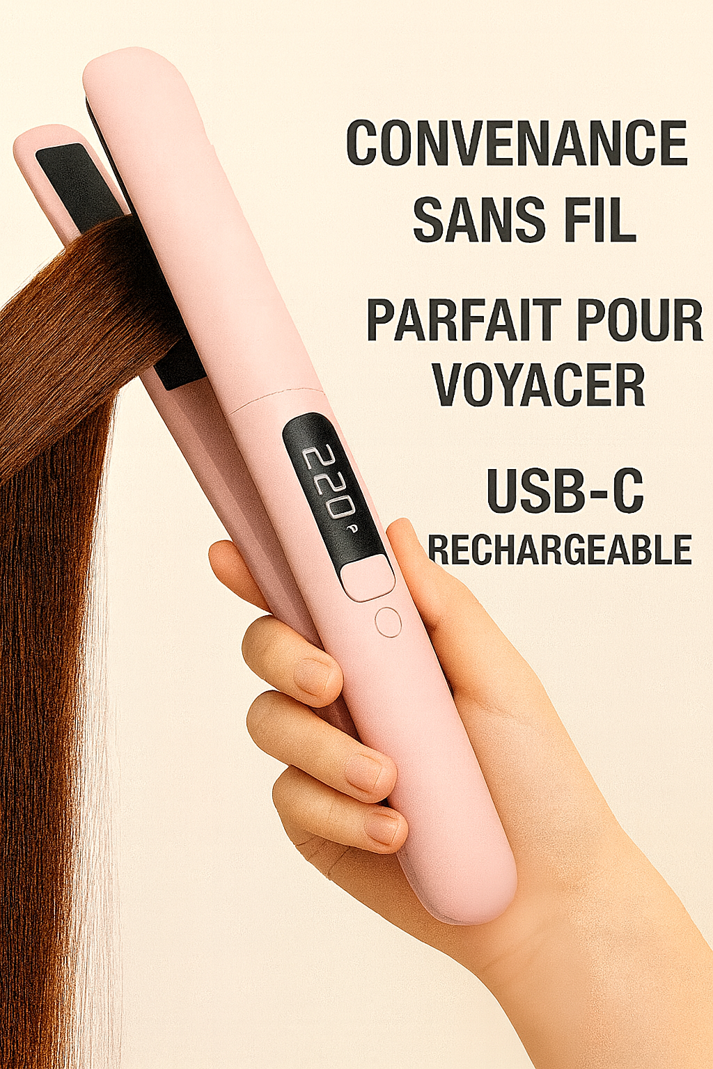 Lisseur sans fil - Beauté Nomade