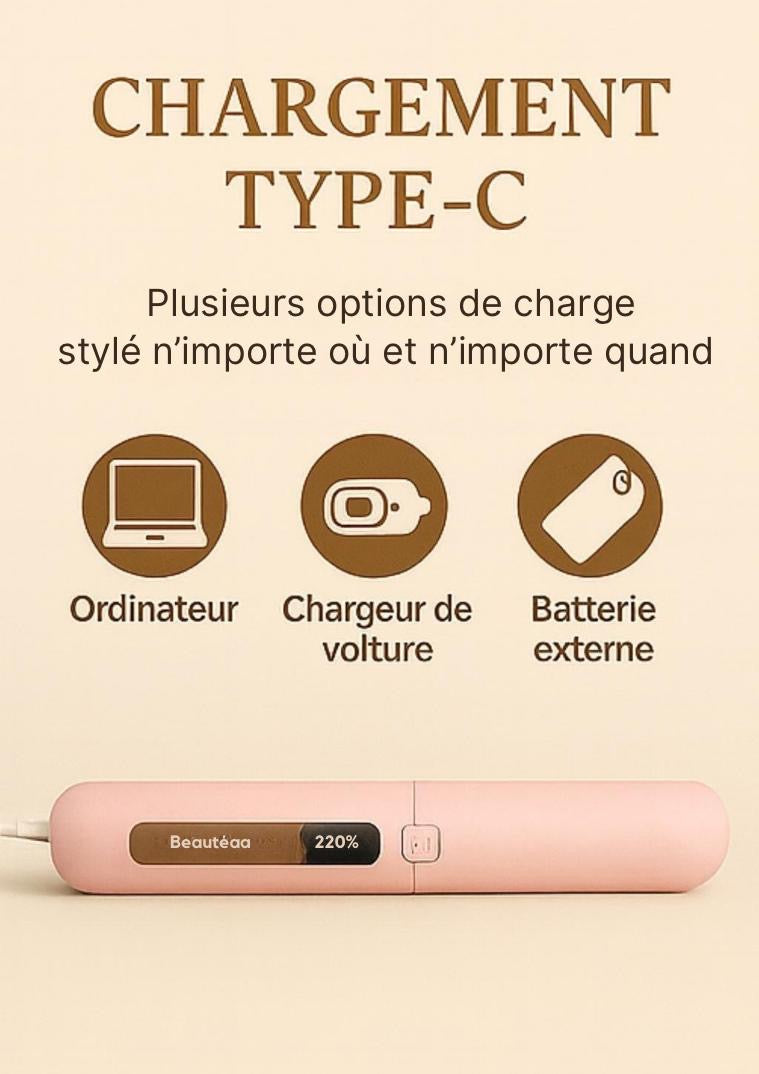 Lisseur sans fil - Beauté Nomade